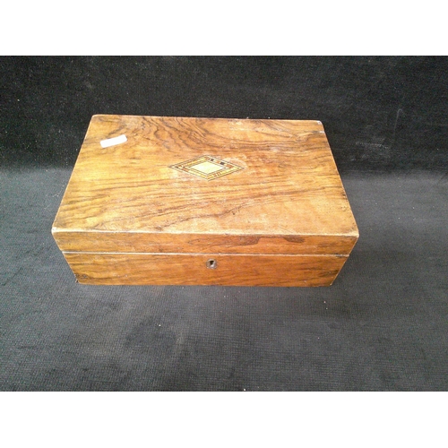 43 - Small inaid box 26 X 16cm X 9cm