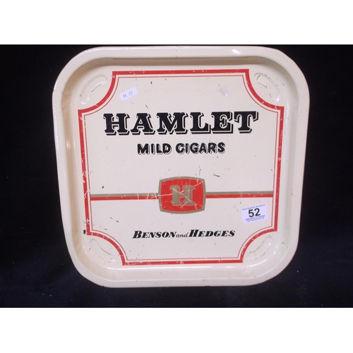 52 - Hamlet cigar pub tray 35cm square