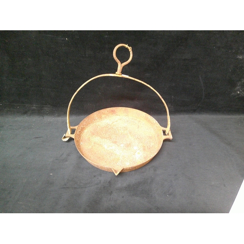 56 - Cast iron pan with handle 36cm diameter