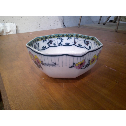 181 - Burleigh ware pottery bowl 22cm X 10cm