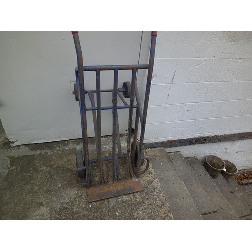 36 - Heavy industrial four wheel trolley