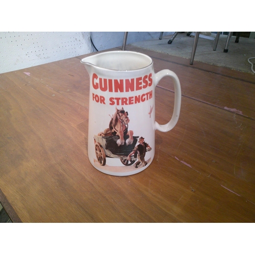 45 - Large Guinness pub jug 22cmH