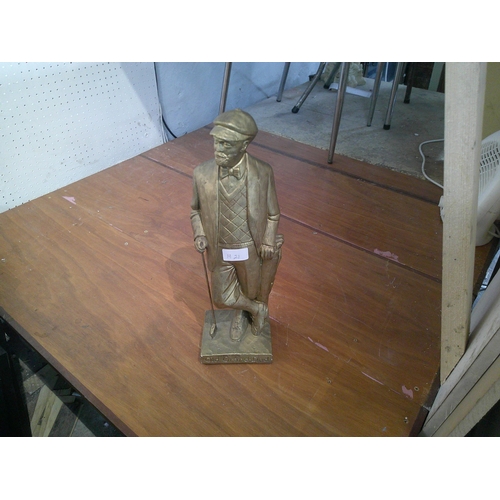 48 - Gentleman figurine 42cmH