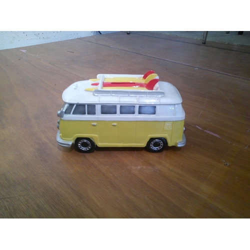 94 - Model VW camper/ money box 19cm X 9cm