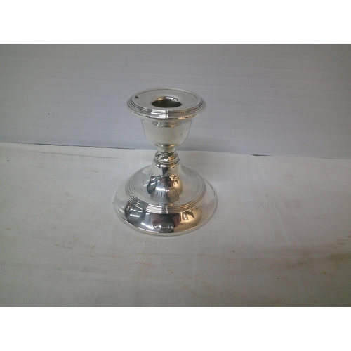 148 - Silver candlestick London 1914 9cmH