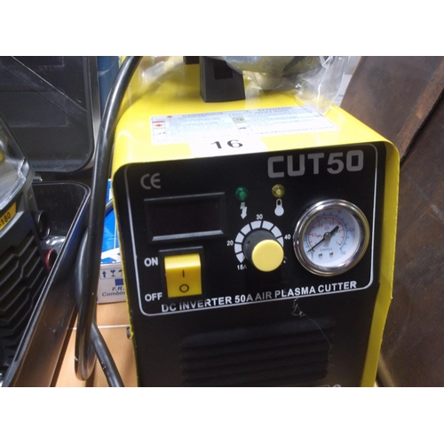 16 - New DC inverter 50A Air plasma cutter