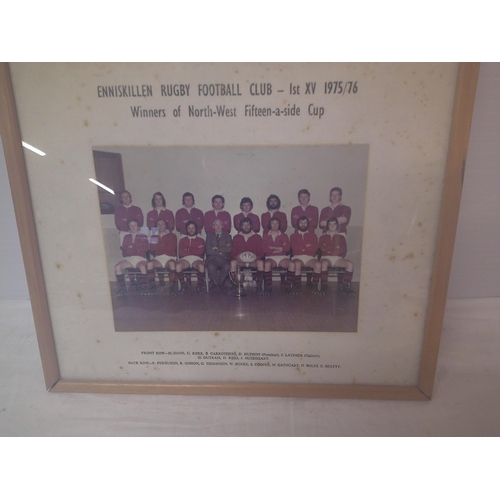 164 - Enniskillen Rugby Club photograph 1975 / 1976