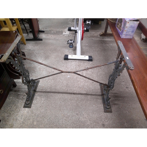 180 - Iron table frame 97cmW X 69cmH