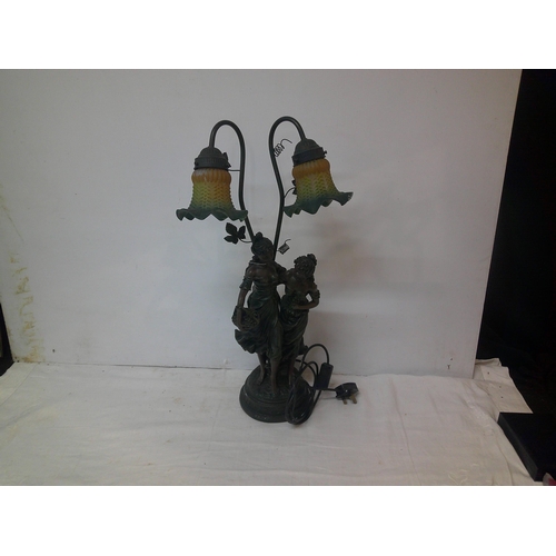 2 - Tall figurine table lamp 65cmH