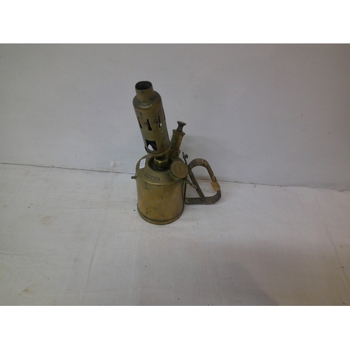 20 - Aetna brass blow lamp