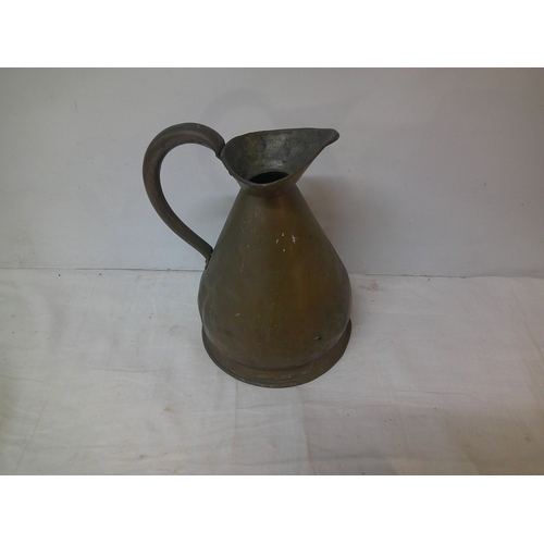 25 - Large copper jug 31cmH