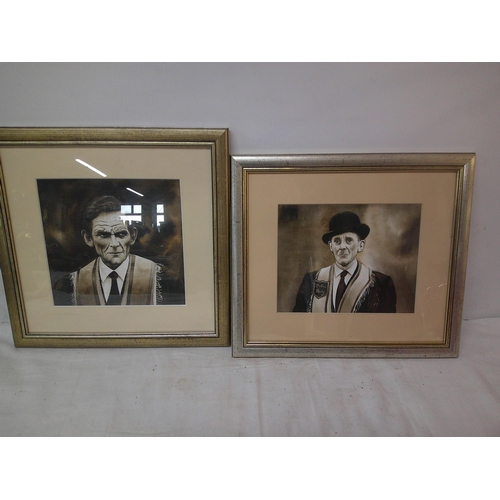 46 - Two framed photographs largest 33cm X 33cm