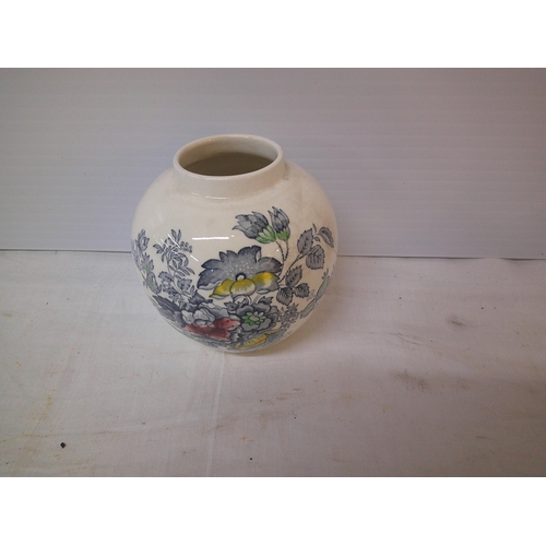 52 - Mason's stoneware pot 12cmH