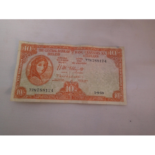 110 - Lady Lavery ten shilling note 1-9-59