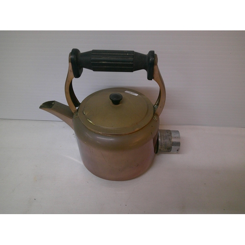 158 - Copper kettle 24cmH