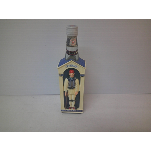 182 - Bottle of Greece brandy, Ouzounis, 30cmH