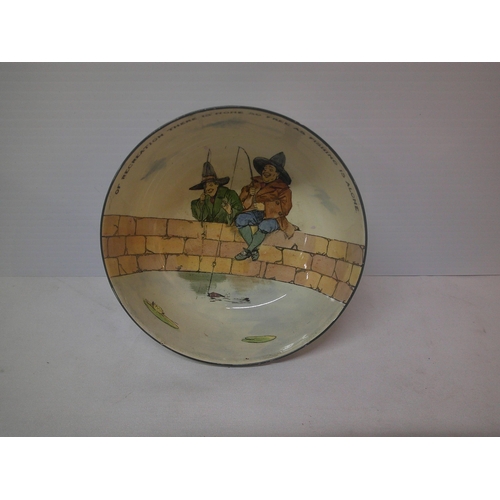 4 - Royal Doulton deep bowl 21cmD X 9.5cmH [small chip]