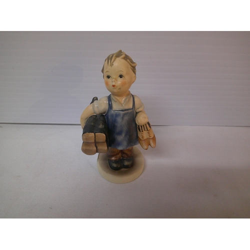 97 - Goebel figurine, boy 13cmH, repaired