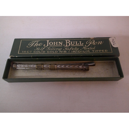 261 - Boxed John Bull pen