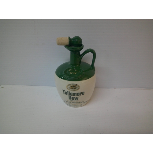 21 - Tullamore dew whiskey jug 19cmH