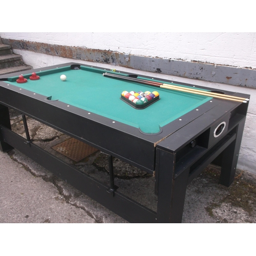 164 - 7ft, 2in1, pool, air hockey table