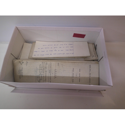 19 - Box of vintage legal documents