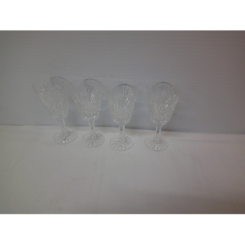 42 - Four Tyrone crystal glasses