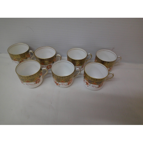 47 - Seven Copeland china tea cups