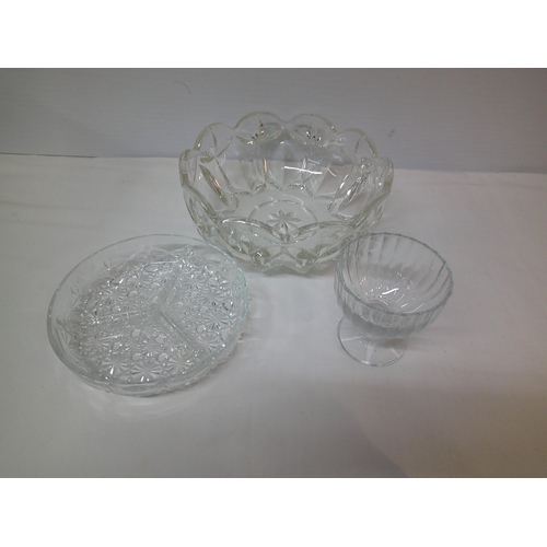 48 - Three pieces of glassware