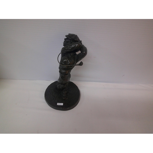 72 - Irish golfing figurine 29cmH