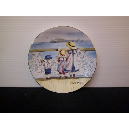 87 - Royal Worcester limited edition plate, 'Seaside Days'