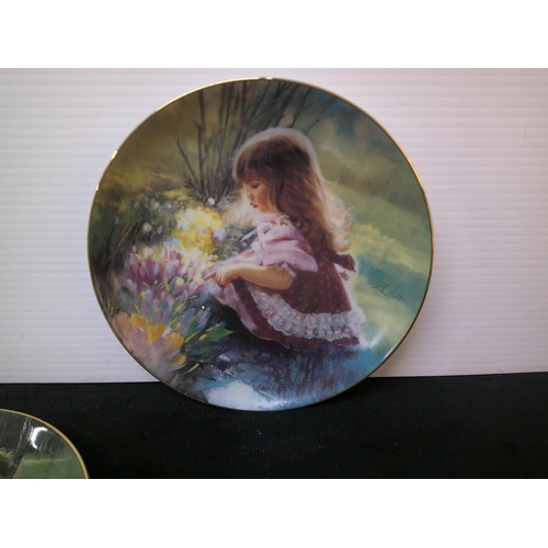 95 - A Border fine arts limited edition plate Colours of Spring 20cmD