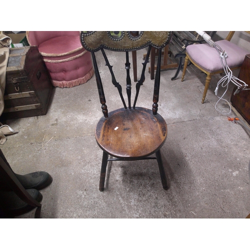 315 - Single Edwardian spinning chair