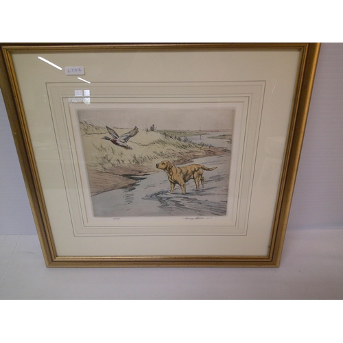 324 - A gilt framed limited edition print - 32cm x 39cm