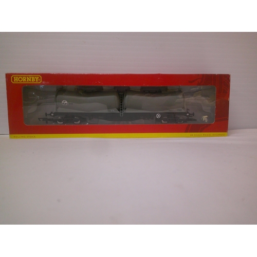 57 - Hornby boxed model railway rolling stock PDA depressed centre wagon