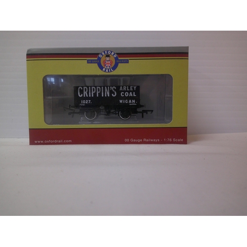 71 - Oxford Rail boxed model railway Crippin's Arley coal wagon 1:76