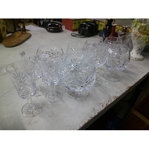 95 - Cavan crystal glasses