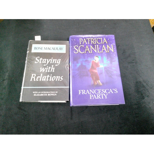 125 - Two books, Francescas Party by P Scanlan & Staying with Relations by R Macaula