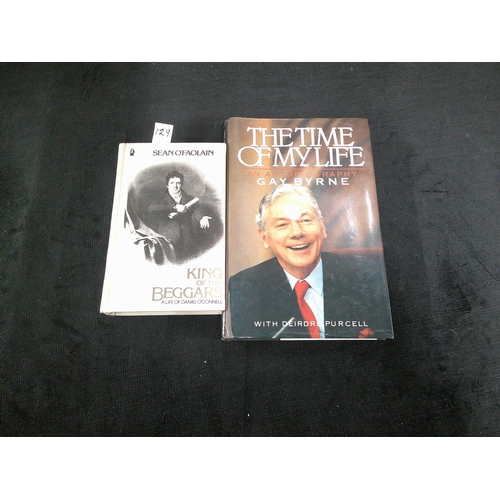 129 - Two books, King of Beggars by Sean O'Faolain & The Time of My Life by Gay Byrne