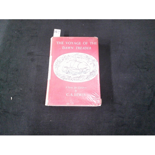 147 - Voyage of the Dawn Treader by C.S. Lewis - 1st edition,First published 1952, Reprinted 1957, 1960, 1... 