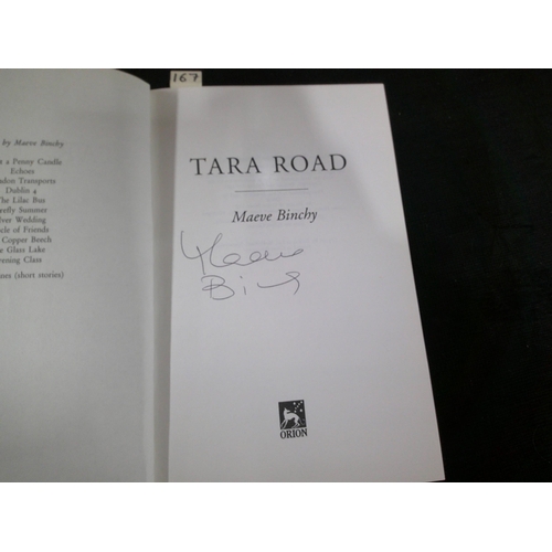 167 - Tara Road by Maeve Binchy - 1st edition - 1st printing and signed