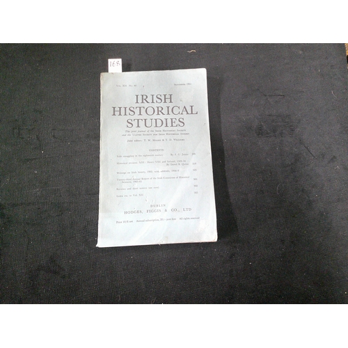 168 - Irish Historical Studies - 1st edition by T.W. Moody & T.D. Williams