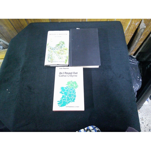 175 - Three books Turlough by Brian Keenan, As I Roved Out by Cathal O'Byrne & A Year in an Irish Garden b... 