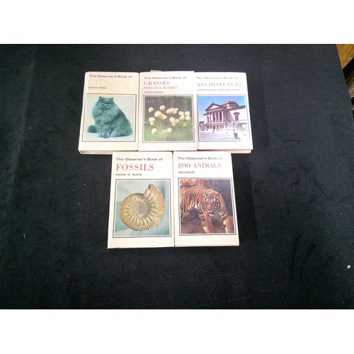 183 - Five books - 1950's to 1970's Observers Pocket Books (various topics)