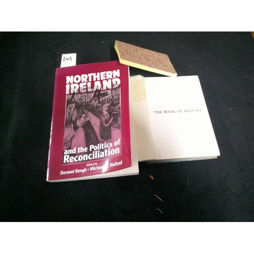 203 - Two Irish books - Book of Belfast. 1st edition 1937 & Northern Ireland and the politics of Reconcili... 