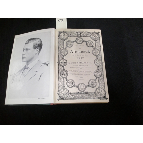 53 - Whitaker's Coronation year Almanack 1937