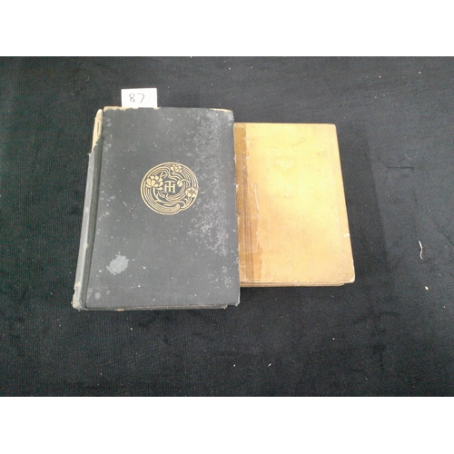 87 - Two books by Thomas Hardy, Tess of the D'Urbevilles & Far from the madding crowd