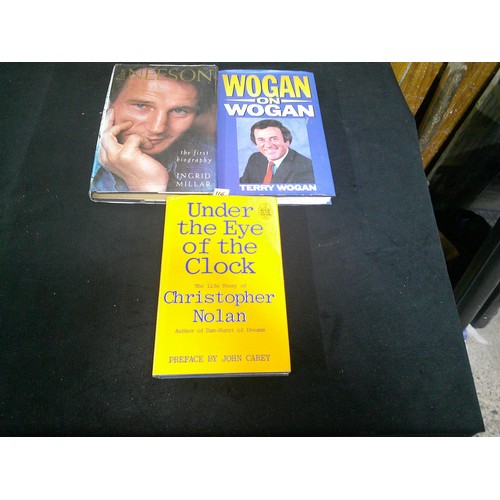 116 - Three books of Wogan on Wogan, Liam Neeson & Christopher Nolan