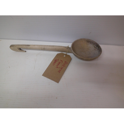 122 - A French Trien spoon - 34cmL