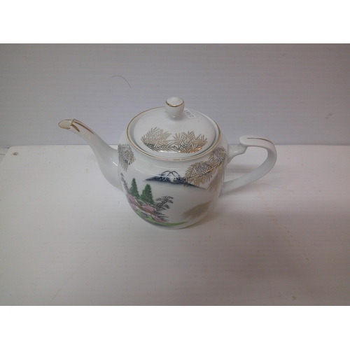 242 - An oriental style teapot - 15cmH